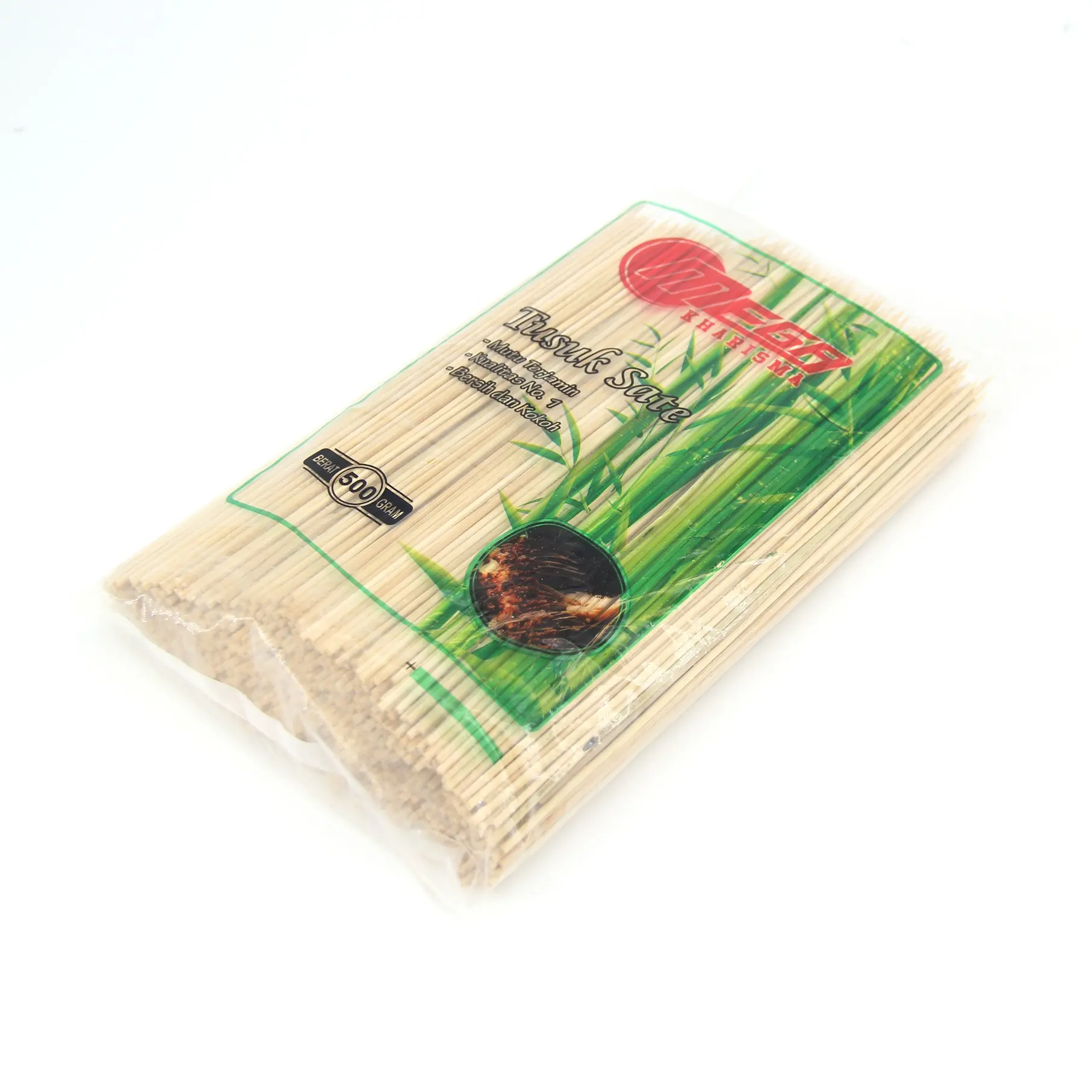 2.2 2.5mm 20cm jetable haute qualité fabriqué en chine pas cher 500g dans un sac brochettes rondes en bambou tusuk sate