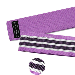 Bandas elásticas ajustables con logotipo personalizado para gimnasio, bandas de ejercicio para entrenamiento de resistencia con logotipo de círculo de cadera, tipo bucle - Product Image 1