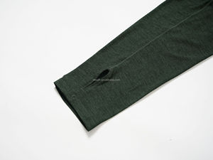カスタムスポーツウェアフィットネス通気性ソフト毎日長袖圧縮スポーツTシャツカジュアルランニングアウトドアルルTシャツ男性 - Product Image 6