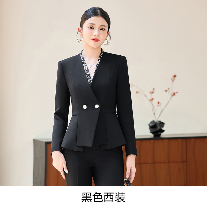 black suit