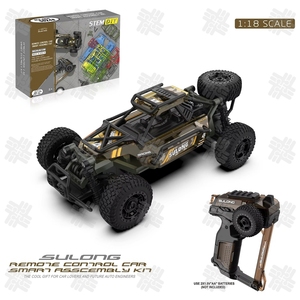 KW kök RC Racer yapı eğitici oyuncak oyun seti uzaktan kumanda araba modeli montaj bilim mühendislik tuğla Roadster kitleri - Product Image 2