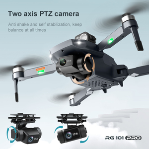 BH RG101pro 5g <strong>Wifi</strong> Fpv <strong>Rc</strong> Two-Axis Mechanical Head 3km Long Range Brushless <strong>Drone</strong> Hd <strong>Camera</strong> and Gps Optical Flow Positioning - Product Image 4