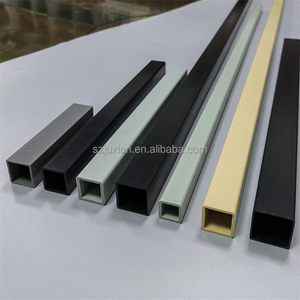 <strong>19mm</strong> 25mm 28mm square Pipe Factory Wholesale ABS Plastic square <strong>Tube</strong>