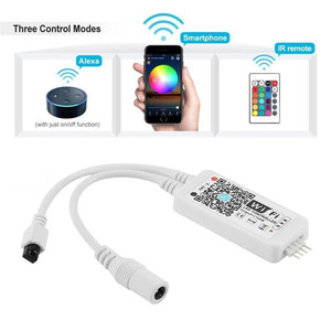 Beste Qualität Wifi Mini RGB RGBW Controller DC5V-28V steuerung für Light Led Strip 24 Schlüssel fernbedienung - Product Image 4