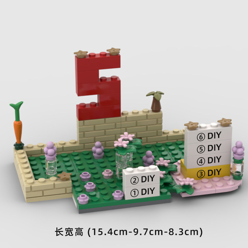 Booth L-includes standard minifigures