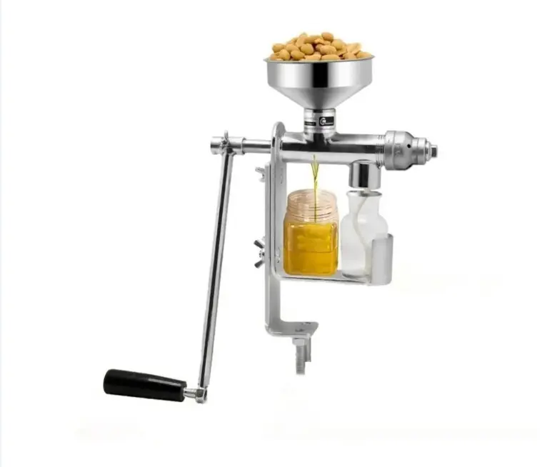 Máquina Manual de prensado de aceite pequeño, Extractor de aceite de soja, cacahuete, semilla de sésamo, prensador de aceite para uso doméstico