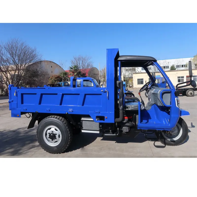 Diesel Tricycle Semi-enclosed Agricultural Tricycle New Tricycles For Site Use sale