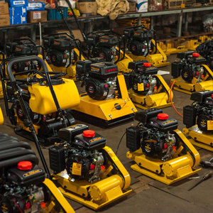 Nhỏ Mini Xăng Đất Nhựa Đường Rung Tấm Compactor Giá Tấm Compactor Máy Rung - Product Image 5