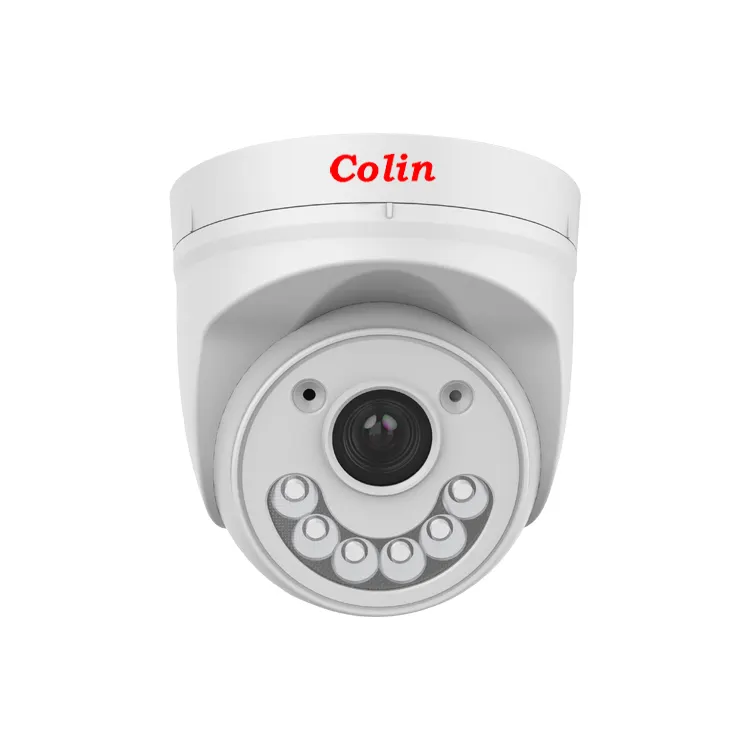 Visão noturna de lente de partida super starlight, visão noturna e cor real, câmera de cctv do ip smart dome com áudio bidirecional