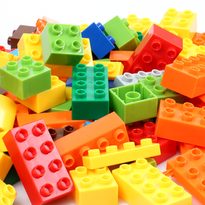 Sıcak satış ABS malzeme plastik DIY oyuncaklar ile 8 nokta büyük blok 2*4 tuğla çocuk - Product Image 3