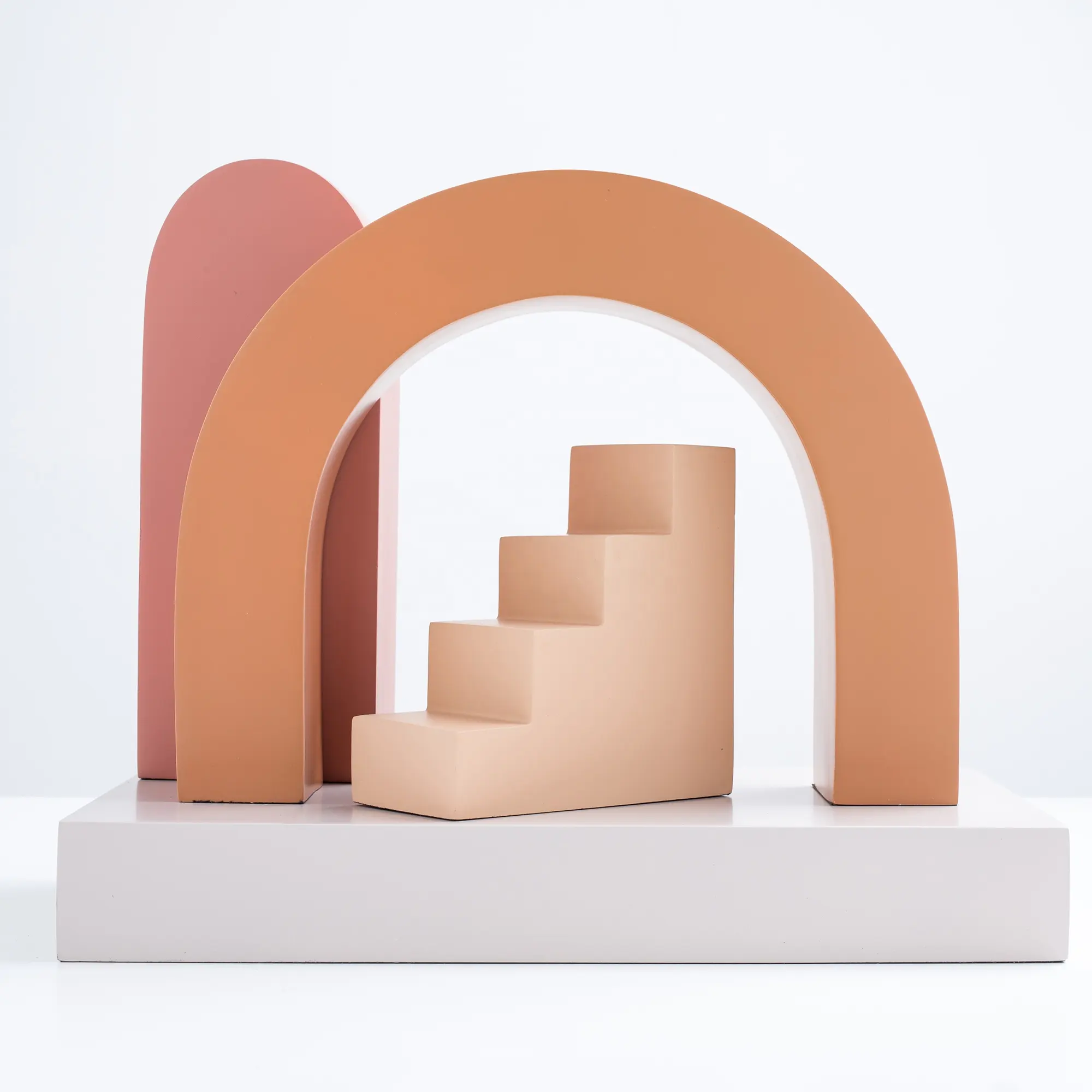Artesanías geométricas pequeñas, modelos de decoración abstracta moderna para el hogar