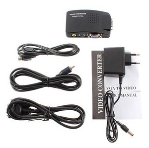 将影音信号转换为VGA，用于传统显示器复古游戏和家庭影院NTSC/PAL复合RCA到VGA适配器 - Product Image 5