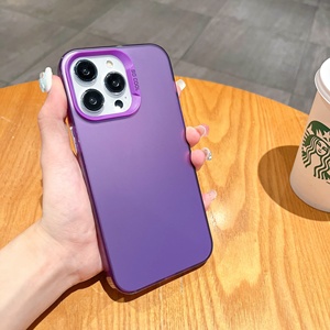 メッキマットフロスティングTPU PCケースiphone 16 15 14 13 12 11 XS XR Pro Max Plus IMD防爆シェルカバーケース - Product Image 4