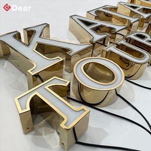 Benutzer definierte Marke Logo Led Sign Board Außenwerbung Luminous Led Backlit Letter Sign For Business - Product Image 5