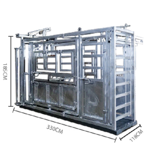 Trung quốc gia súc mạ kẽm tải CHUTE ít quy mô Đè Bẹp gia súc cho chăn nuôi có trọng lượng đầu bóp sân squeez Đè Bẹp gia súc - Product Image 5