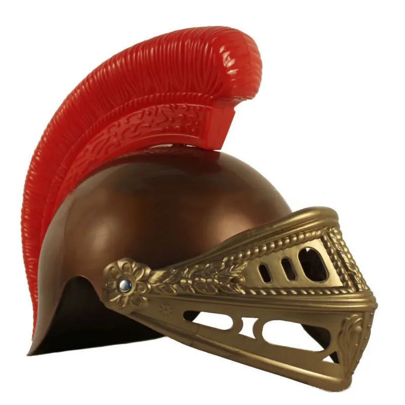 partij plastic speelgoed middeleeuwse Romeinse ridder helm mhh60