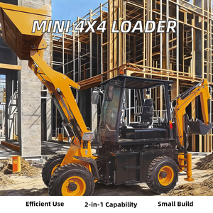 EPA Special Design Diesel Articulated Backhoe <strong>Loader</strong> 4x4 Front <strong>Loader</strong> with 5 Ton Rated <strong>Load</strong> Engine Core Component Free Shipping - Product Image 3