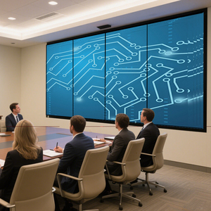 Veeluame trong nhà nối lớn đa màn hình trình bày hệ thống thông minh hội nghị hiển thị quảng cáo tính năng LCD hiển thị - Product Image 2