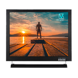 Pantalla de monitor LCD 15 pulgadas 1024x768 resolución 4:3 pantalla Cctv Monitor computadora Monitor Pc - Product Image 1