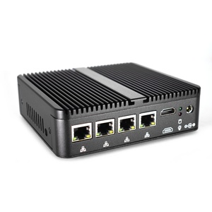 Mini PC Fanless J4125 4 * NIC Pfsense 1 * RS232 del router di VPN con il modulo 3G/4G di sostegno della scanalatura della carta SIM AES-NI micro apparecchio del Firewall - Product Image 4
