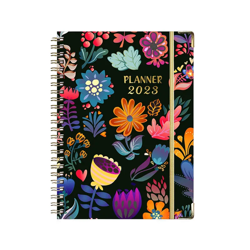 Custom Printing 2024 Executive TravelersA5 Spiral Paper NoteBook Diary Journal Agenda Daily Day Organizer Planner Notebook
