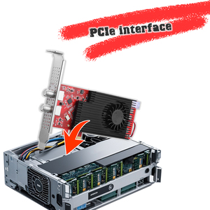 DVB-C TBS6032 16 QAM PCIe CARD โมดูเลเตอร์ DVB-C ขั้นสูงการ์ด PCIe พร้อมเอาต์พุต16ความถี่สำหรับการถ่ายทอดสดช่องสตรีมมิ่ง IPTV - Product Image 4