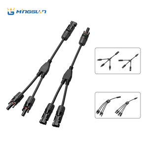Conector fotovoltaico MC tipo Y 1 a 2 módulo fotovoltaico de cuatro vías y cinco vías conector de conexión paralela Adaptador 2/3/4 - Product Image 2