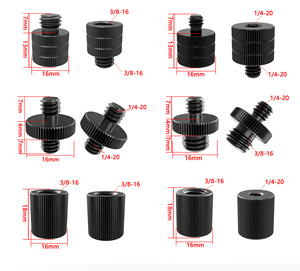 Nhiếp ảnh Adapter cho tiêu chuẩn núi Tripod UNC giá ba chân và microphone đứng tuôn ra gắn bảng điều chỉnh nhiếp ảnh Adapter - Product Image 3