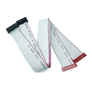 Fabrika özelleştirilmiş 450mm mikro maç 2*7P elektrik kablo demeti 2.54Mm Pitch IDC 14Pin şerit düz kablo PVC elektronik için - Product Image 1