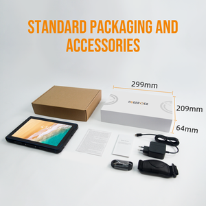 HUGEROCK W105 핫세일 10.1인치 신뢰성 높은 저가형 윈도우 10/11 러기드 태블릿 PC 컴퓨터, WiFi 5000mAh 1D/2D 바코드 16+128GB - Product Image 4