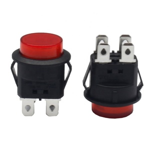 16A 250VAC 4 PIN interruttore a bilanciere a levetta pulsante microinterruttore rotondo - Product Image 1