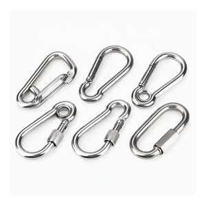 Chất lượng cao thép không gỉ din5299 <span class=keywords><strong>Carabiner</strong></span> móc nhiệm vụ nặng nề mùa xuân Snap móc - Product Image 6