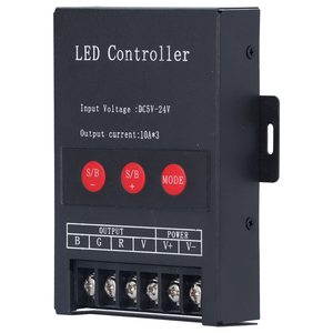 5V-24V RGB LED-Controller, Farbstreifen-Licht projekt PWM digitale LED-Steuerung mit Fernbedienung