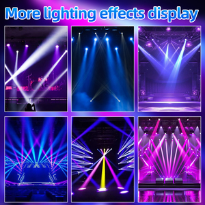 350W chùm 295 di chuyển đầu dẫn ánh sáng cho DJ Disco bar đám cưới 16CH 14-Loại RGBW hiệu ứng màu sắc với trường hợp chuyến bay - Product Image 6