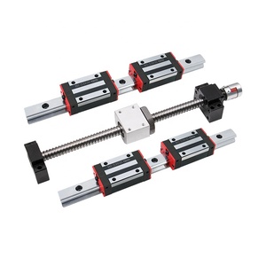 CNC <strong>Linear</strong> <strong>Guide</strong> Rail Flang <strong>Square</strong> Type <strong>Linear</strong> Rail <strong>Guide</strong> HGH25CA 400mm <strong>Linear</strong> <strong>Guides</strong> Rail <strong>Block</strong> for CNC - Product Image 4