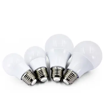 12V 24V 110V 220V A60 Light Bulb 3W 5W 7W 9W 12W 15W SKD LED Bulb Raw Materials B22 E26 E27 LED Bulb Lights