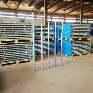 亜鉛メッキ足場チューブ48 kwikstage足場亜鉛メッキタイプの金属製足場小道具伸縮式小道具アクセサリー付き - Product Image 2