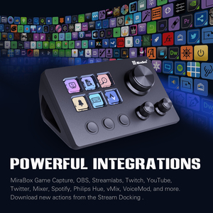 Factory Direct Desktop <strong>Controller</strong> LCD Macro <strong>Keyboard</strong> 6-<strong>keys</strong> 3 Knob DIY Programmable <strong>Keyboard</strong> Supports Windows and Mac OS - Product Image 6