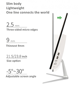 OEM 21.5 23.8Inch AIO Business All in One School I5 I7 AIO PC Full Set <strong>Computer</strong> Desktops - Product Image 2
