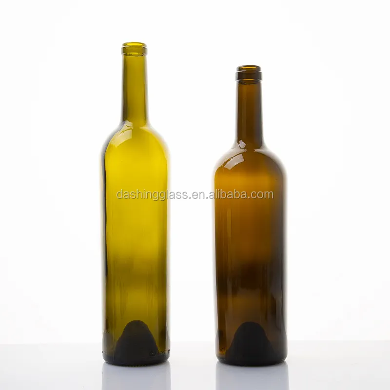 Rotondo Quadrato 375ml 500ml di Olio di Cocco di Vetro Bottiglia di Vetro Bottiglia di Olio D'oliva