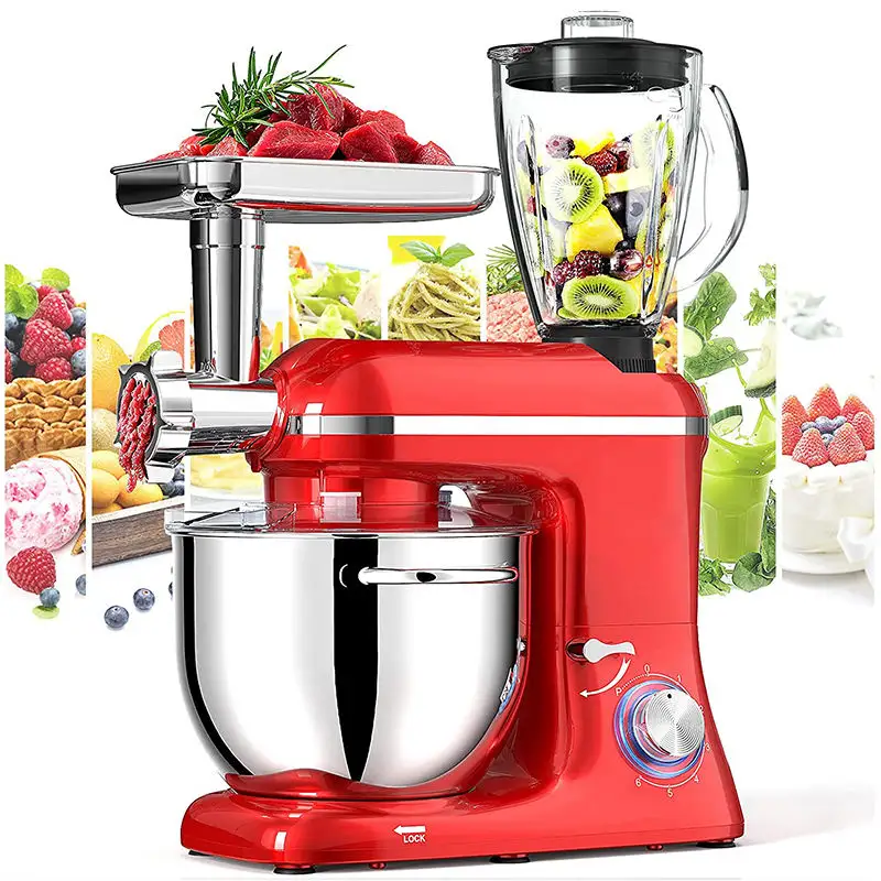 Cinese kitchen aid 8L commerciale stand mixer panificio torta miscela pasta mixer pezzi di ricambio macchina con ciotola