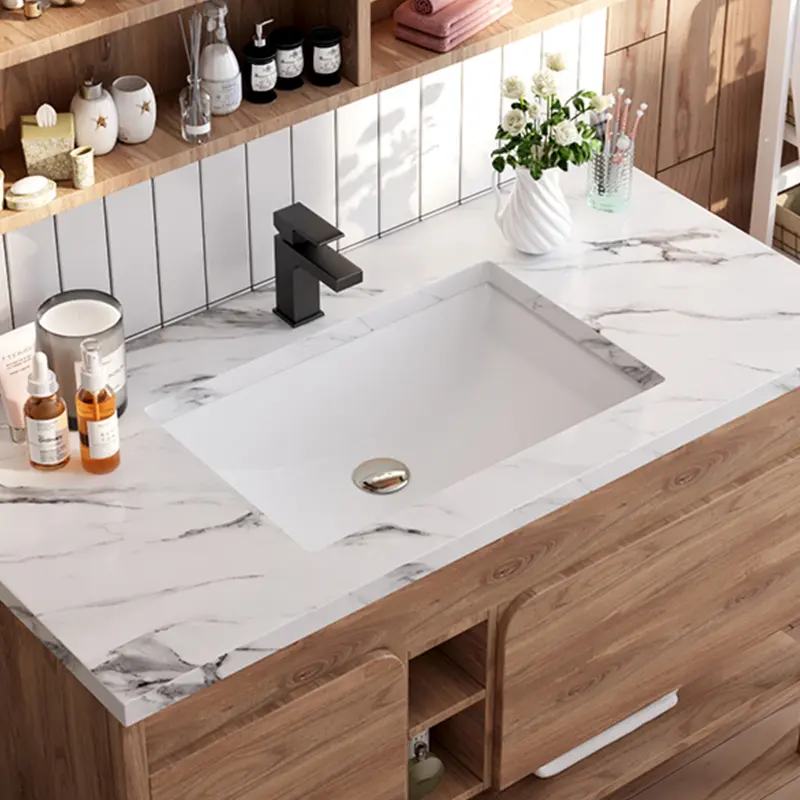 Ceram moderno personalizzato all'ingrosso sotto il bancone cuUPC lavabo a mano bianco in ceramica bacini da bagno rettangolari