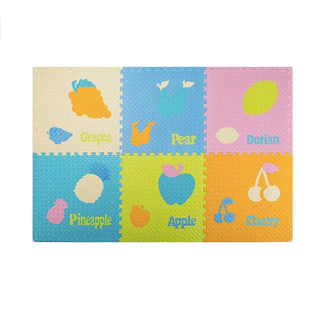 Yeni varış EVA yapboz acıbadem kurabiyesi renk Mini battaniye çocuklar eğlenceli oyun oyuncaklar