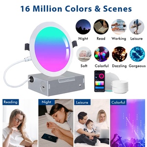 Tuya แอป & Alexa ใช้ในบ้านได้ ETL RGBW แผงไฟ LED เพดานอัจฉริยะเปลี่ยนสีได้สำหรับใช้ในสำนักงาน - Product Image 5
