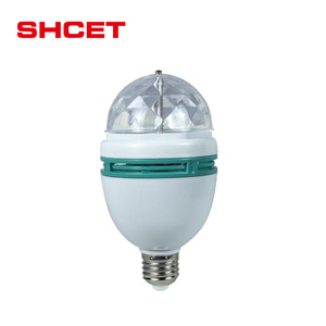 SHCET製7Wステージ回転式RGBLED電球ライトAC110v 220v E27 B22プラスチック - Product Image 6