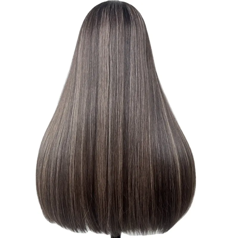 Emeda #1 b8c parrucca top in seta europea brasiliana capelli umani kosher da donna
