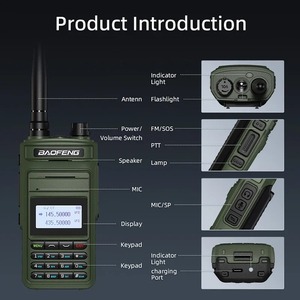 <strong>Baofeng</strong> P15UV Radios Walkie Talkie UHF VHF Radio AM FM Wireless Intercom Handheld BF <strong>UV</strong>-999 Ham 2 Way Radio - Product Image 4