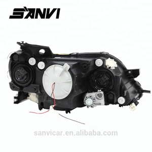 Araba aksesuarları farlar meclisi fit Toyota Reiz Mark X 2005 2006 2007 2008 2009 için ışık kaynağı ile ve Q5 projektör lens - Product Image 4