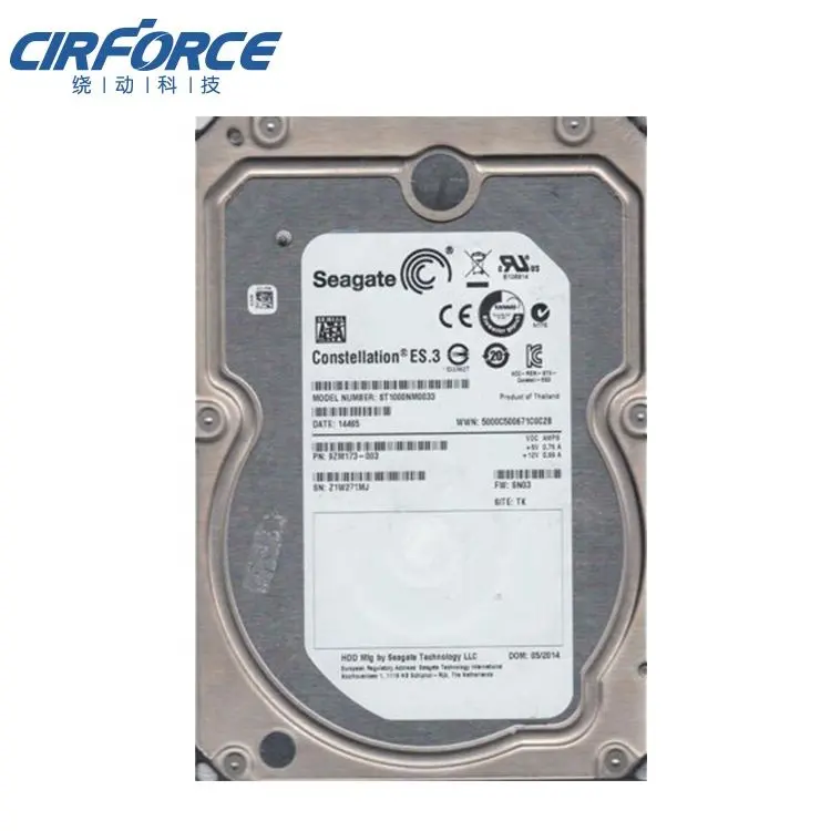 Disco rigido Hdd Seagate ST1000NM0033 1Tb 7.2K 6G 3.5 pollici Sata Server