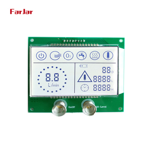 Ampio angolo di visione cifra STN LCD Display personalizzato 7 14 segmento retroilluminazione monocromatico Display STN LCD per misuratore di energia - Product Image 1